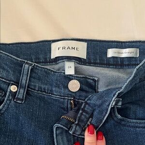 Frame Le Sleek Straight Women's Blue Jeans